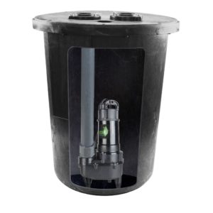 Pre-Plumbed Sewage Basin System